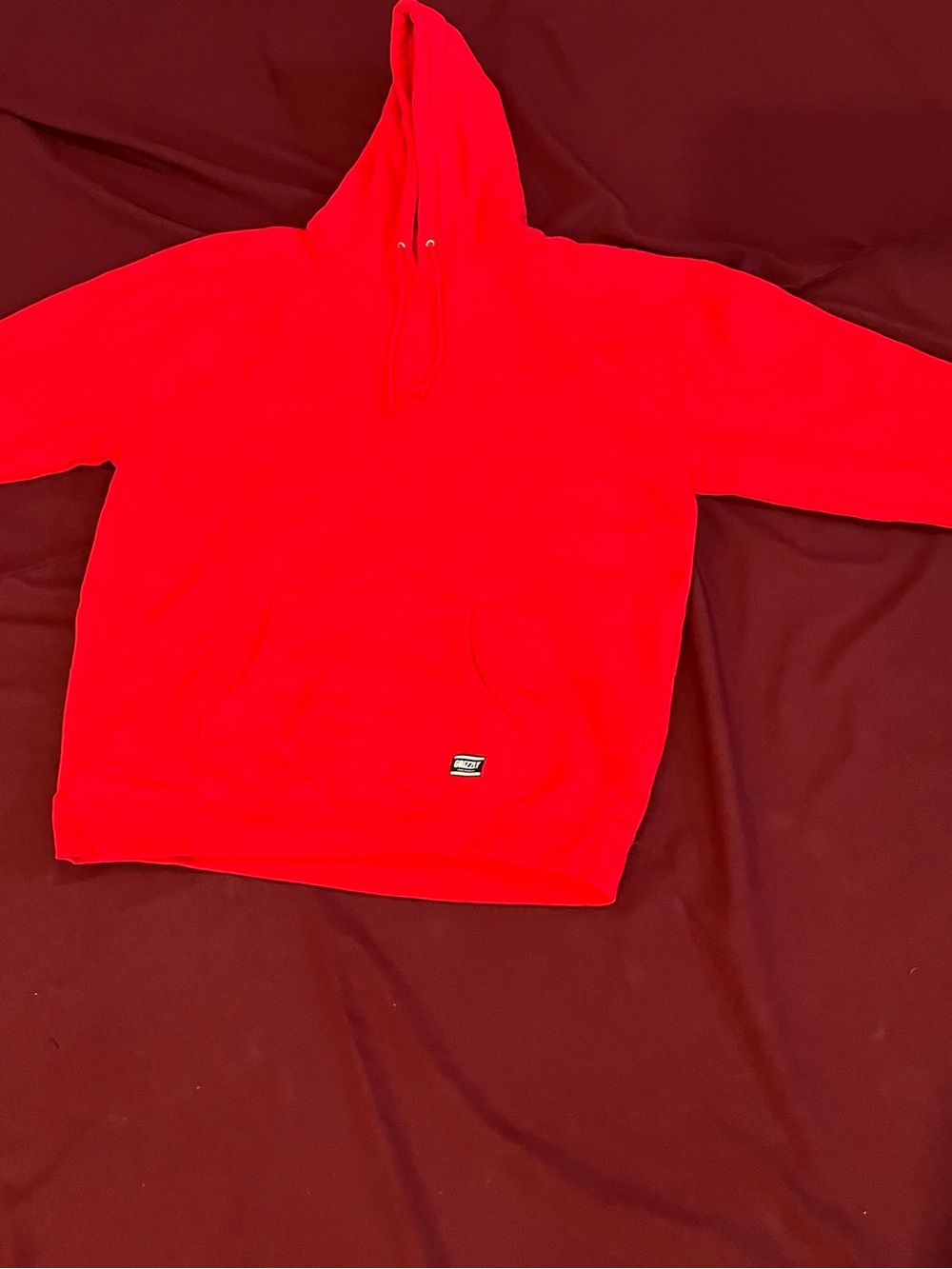 Grizzly Red Hooded Pullover for Men size 3X